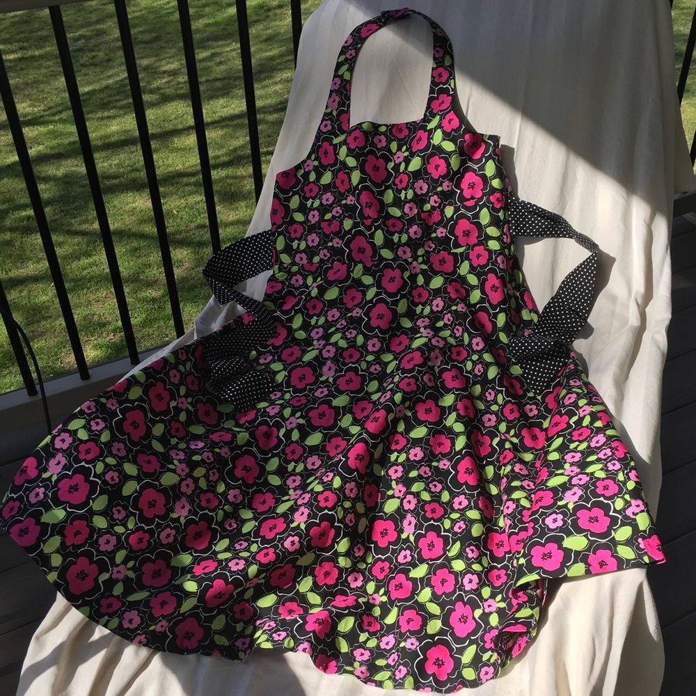 Size 16 girls halter dress by Ashley Ann side zip